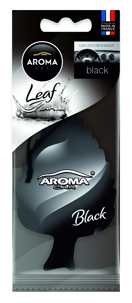 Ароматизатор воздуха автомобильный Car Leaf - BLACK AROMA 25292088