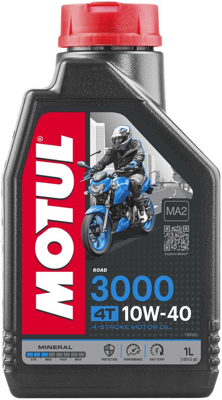 Моторное масло MOTUL 3000 4T 10W-40 1л. MOTUL 846011