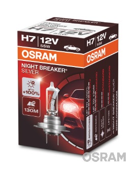 Галогенная лампа H7 12V 55W PX26d Night Breaker Silver 1шт OSRAM 64210NBS