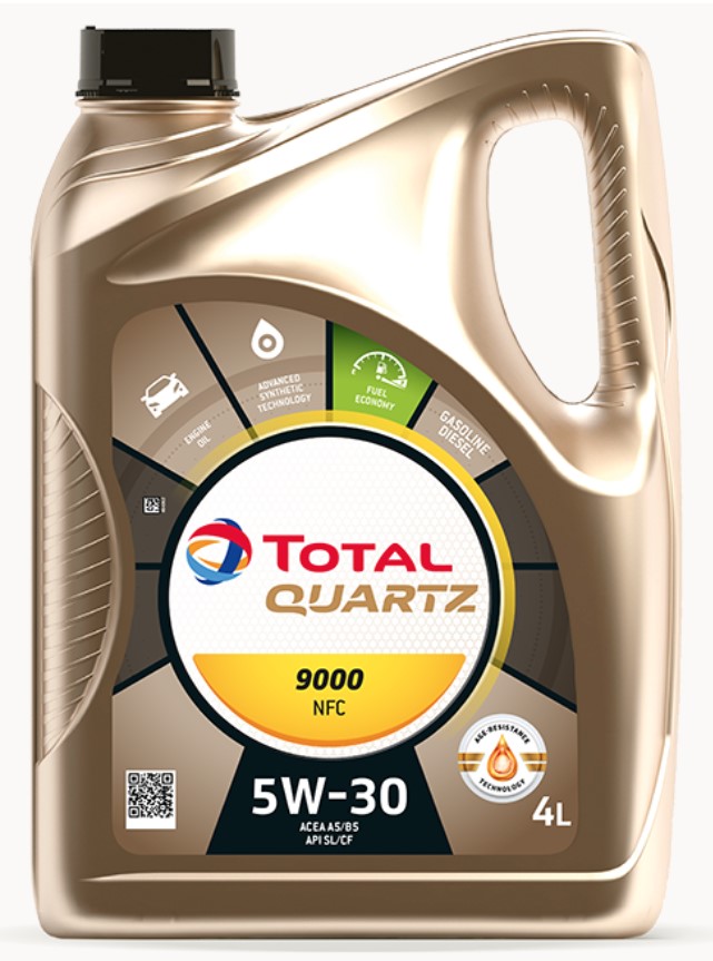 Масло моторное TOTAL QUARTZ 9000 NFC 5W-30 4л TOTAL 216627