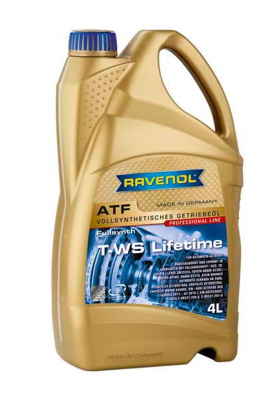 Трансмиссионное масло ATF T-WS LIFETIME 4л RAVENOL 1211106004