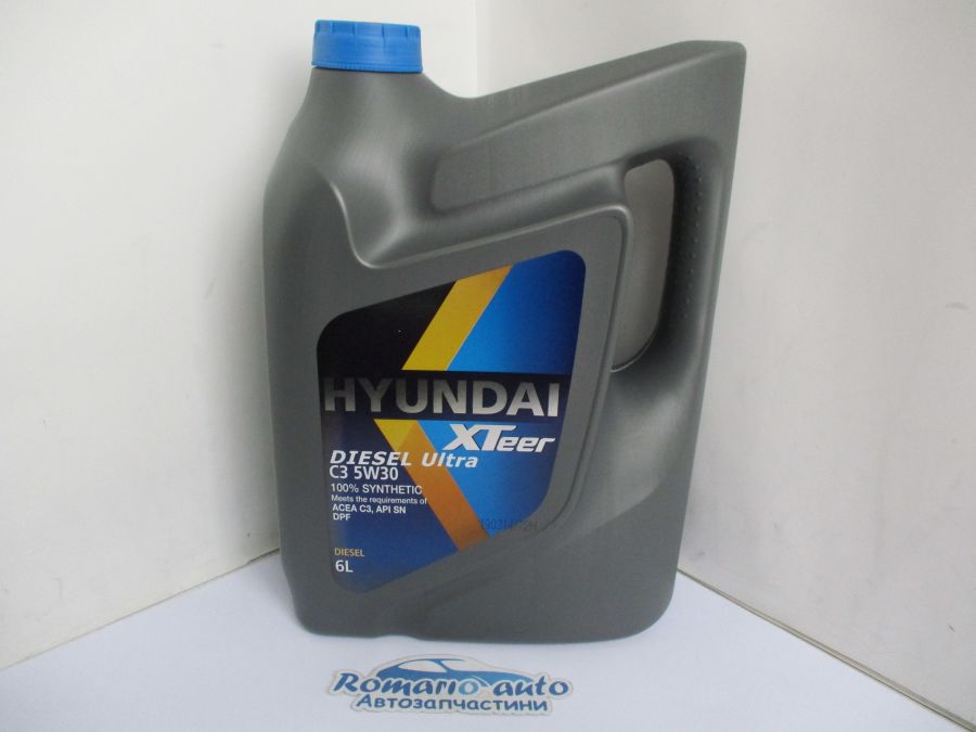 Масло моторное HYUNDAI Xteer Diesel Ultra C3 5W-30 6л XTEER 1061224