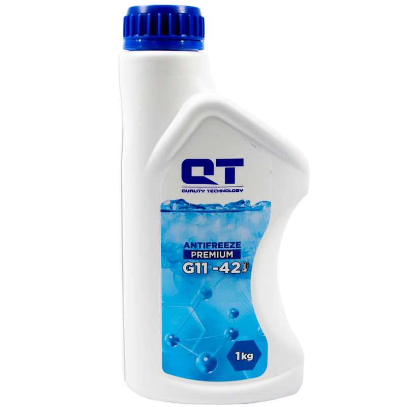 Антифриз (синий) PREMIUM G11 готов к применению -42°C 1л QT-OIL QT513421
