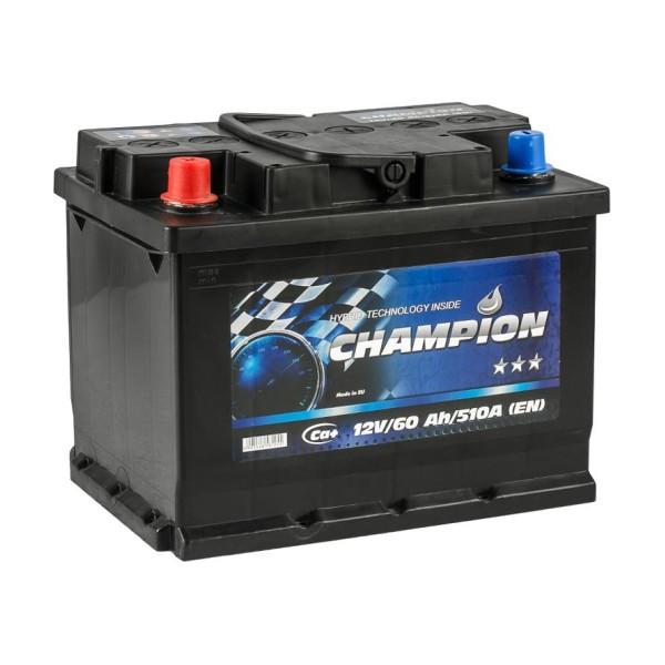 Аккумулятор (АКБ) Champion Black Euro 12V 60Ah L+ CHAMPION B600