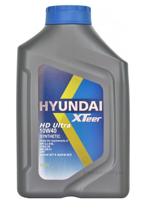 Масло моторное HYUNDAI Xteer Diesel HD Ultra 10W-40 1л HYUNDAI 1011227