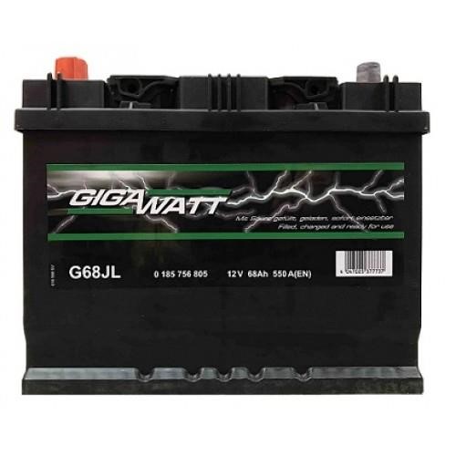 Аккумулятор Gigawatt 68Аh 550A L+ (Asia) GIGAWATT 0185756805