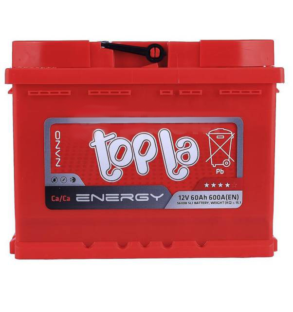 Аккумулятор Topla Energy 60Ah 600A R+ TOPLA 108060