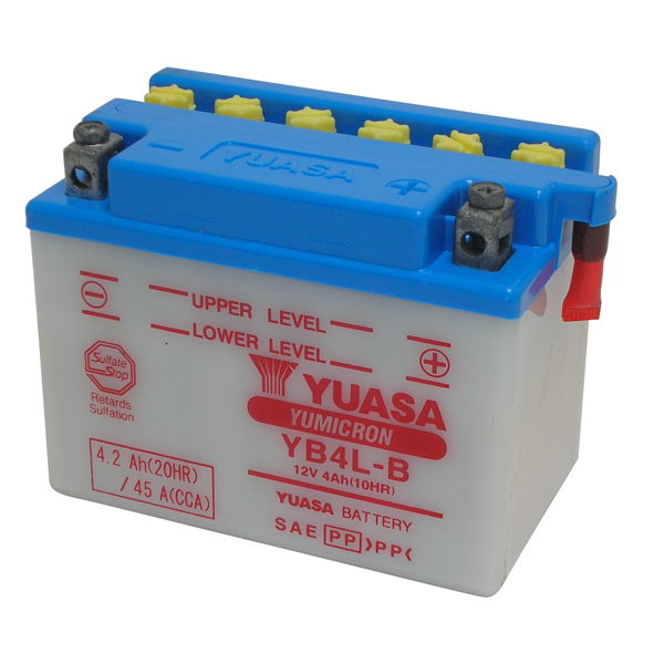 Аккумулятор (АКБ) Yuasa YuMicron Battery 12V  4,2 Ah R+ YUASA YB4LB