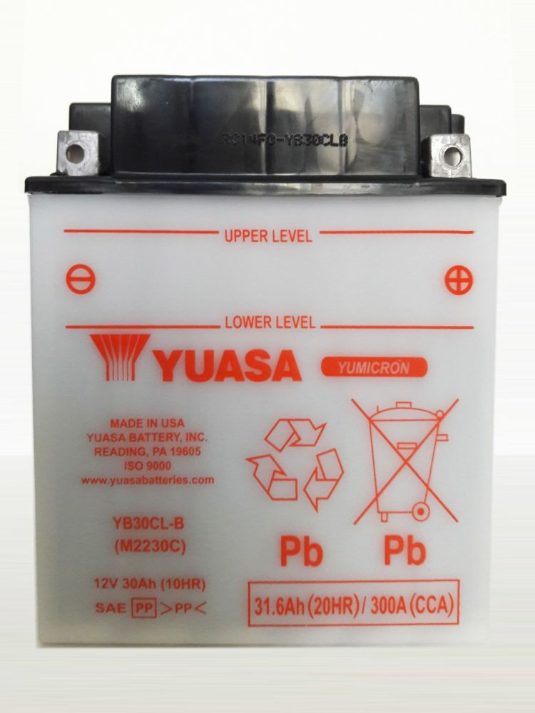Аккумулятор (АКБ) Yuasa YuMicron 12V 31.3Ah R+ YUASA YB30CLB