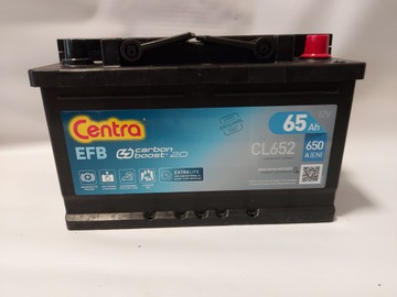 Аккумулятор Centra EFB 65Ah 650A R+ Start-Stop CENTRA CL652