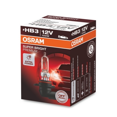Галогенная лампа HB3 P20d 100W 12V Off-Road Super Bright Premium 1шт OSRAM 69005SBP