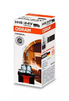 Галогенная лампа H15 24V 60/20W Original 1шт OSRAM 64177
