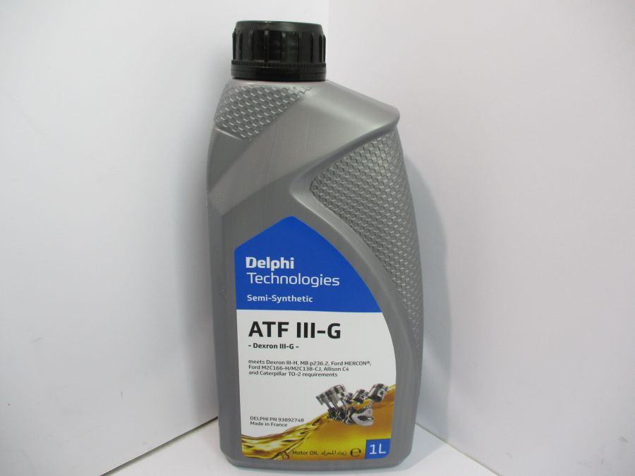 Трансмиссионное масло ATF Dexron III-G 1л DELPHI 93892748