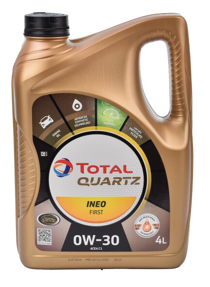 Масло моторное Total Quartz INEO First 0W-30 4л TOTAL QUARTZINEOFIRST0W304L