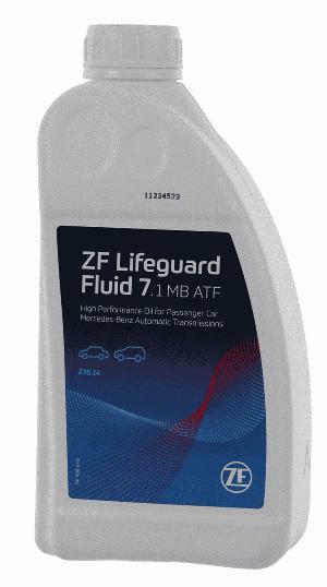 Трансмиссионное масло Lifeguard Fluid 7.1 MB ATF 1л ZF PARTS 5961307351