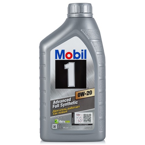 Моторное масло Mobil 1 Advanced Fully Synthetic 0W-20 1л MOBIL 152560