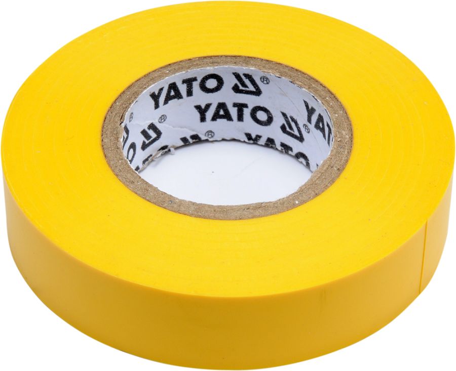 Изолента 15мм х 20м желтая  YATO YT81594