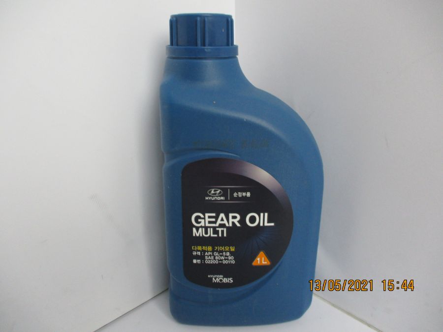 Трансмиссионное масло 80W-90 1л GL-5 Gear Oil Multi 1л HYUNDAI 0220000110