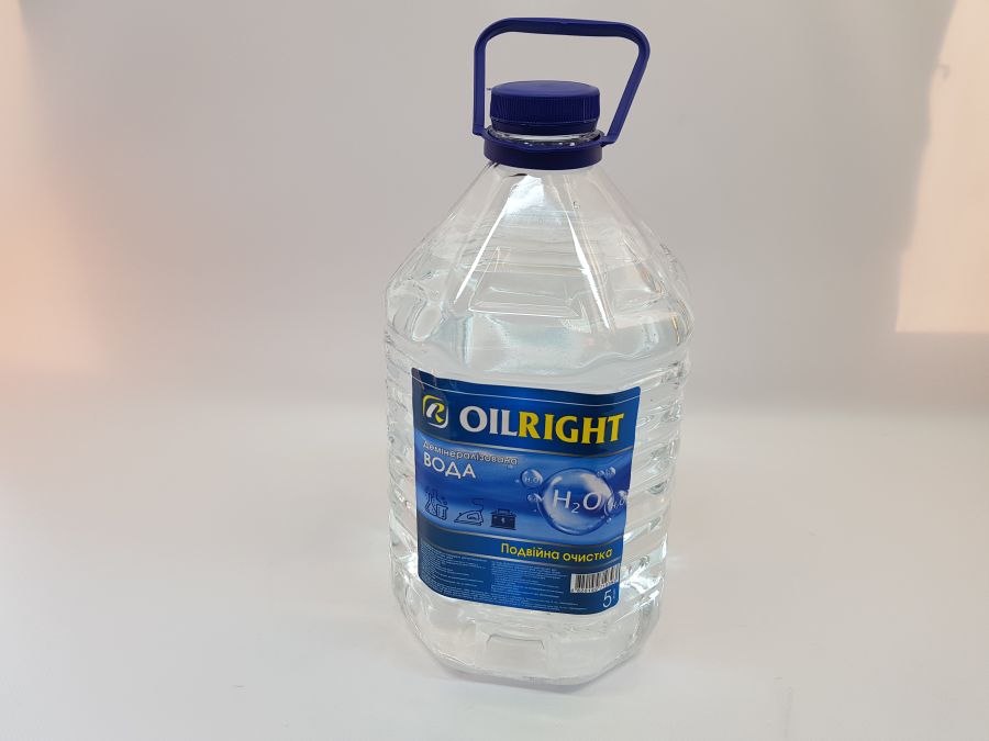 Вода дистильована OIL RIGHT (Каністра 5л) OIL RIGHT 5513