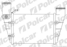 Радиатор воздуха (Интеркулеры) POLCAR 1324J81