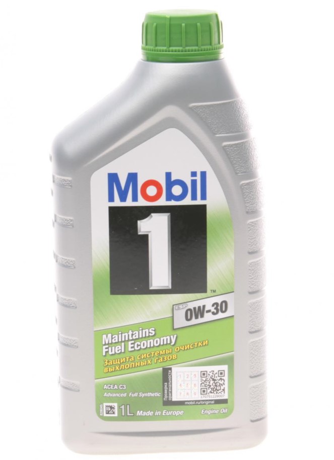 Моторное масло Mobil 1 ESP 0W-30 1л MOBIL 153753
