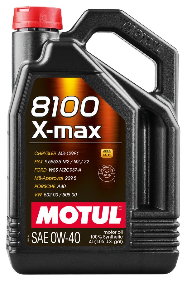 Масло моторное MOTUL 8100 X-MAX 0W-40 4л MOTUL 348207