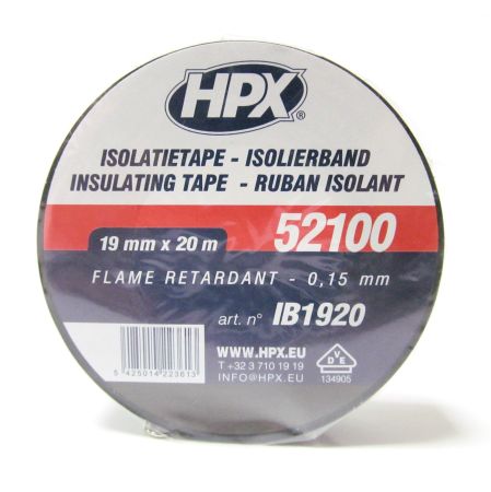 Изолента 19мм х 20м серая HPX IB1920