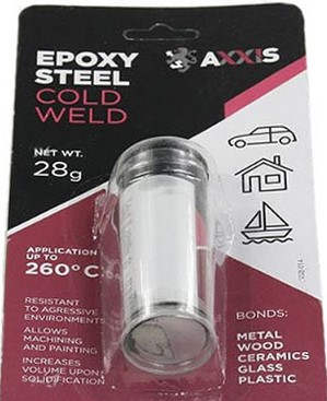 Холодная сварка Axxis Epoxy Steel, 28 г AXXIS VSB014