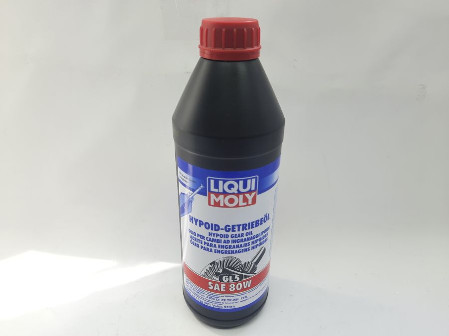 Трансмиссионное масло Hypoid-Geriebeoil SAE 80W- (GL5) 1л LIQUI MOLY 1025