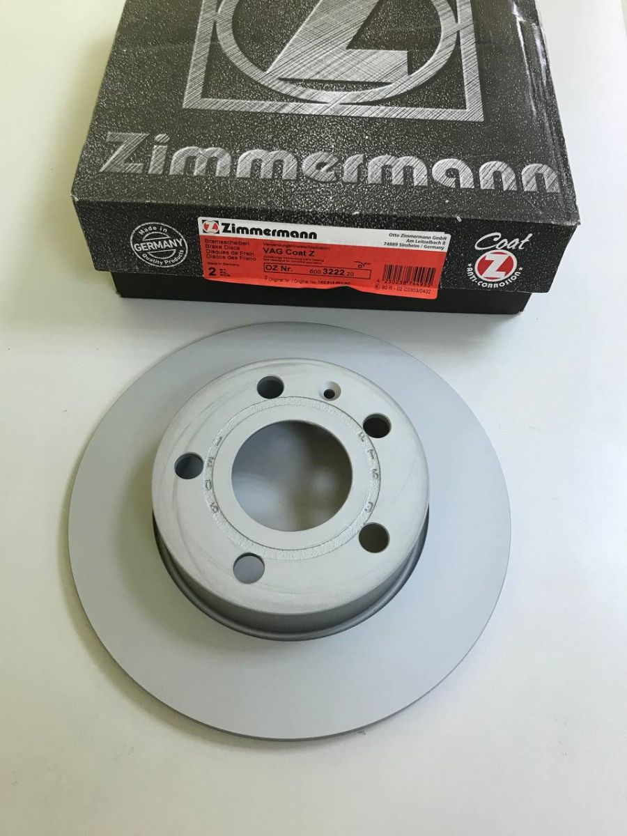 Тормозной диск задний ZIMMERMANN 600322220