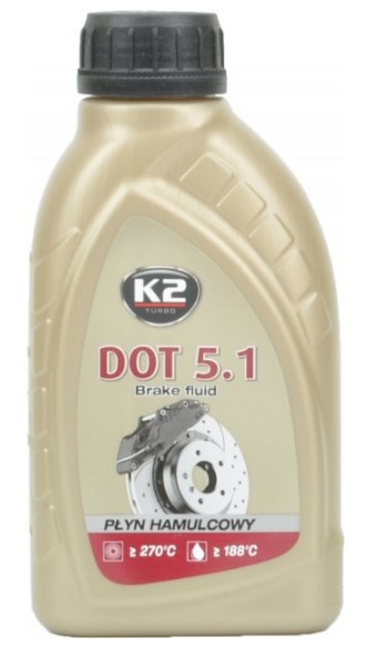 Тормозная жидкость DOT 5.1 500ml K2 T105