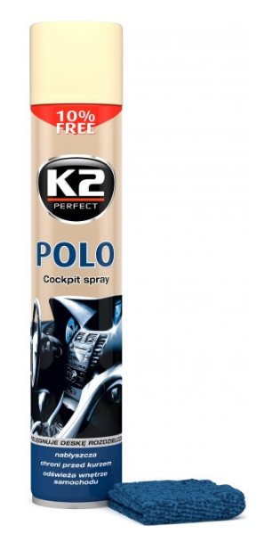 Поліроль торпедо POLO COCKPIT (ваніль) 750мл K2 K407WA1