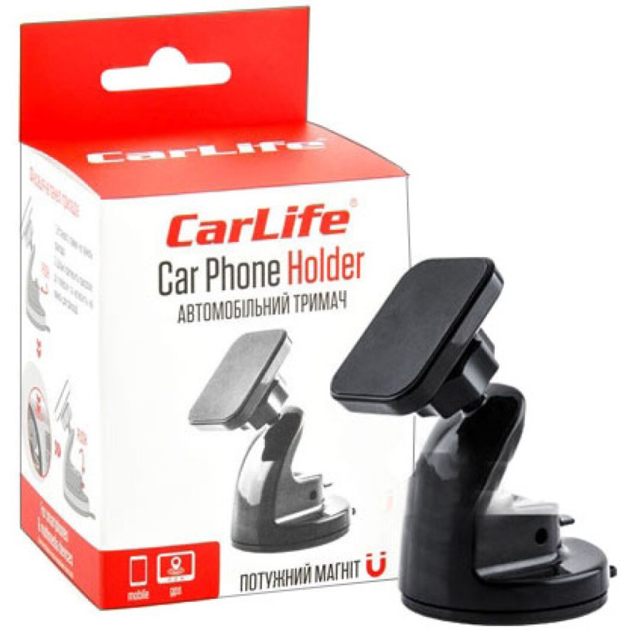 Тримач мобільного телефону магнітний на присосці CARLIFE PH613