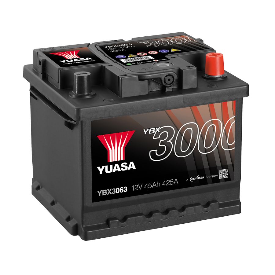 Аккумулятор Yuasa 45Ah 440A R+ (3000 series) YUASA YBX3063