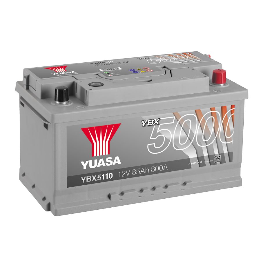 Аккумулятор Yuasa 85Ah 800A R+ (5000 series) YUASA YBX5110
