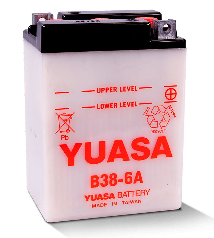 Аккумулятор (АКБ) YUASA B38-6A 6V 14Ah R+ YUASA B386A