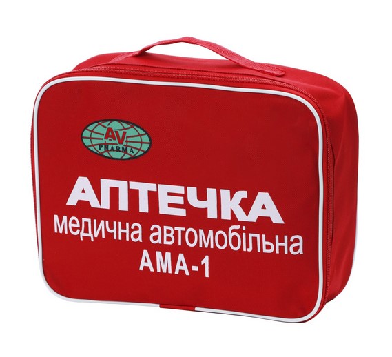 Аптечка в пластиковом футляре сертифицированная Украина УКРАИНА АМА1