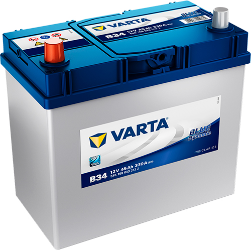 Аккумулятор Varta Blue Dynamic 45Ah 330A L+ (B34) VARTA 5451580333132