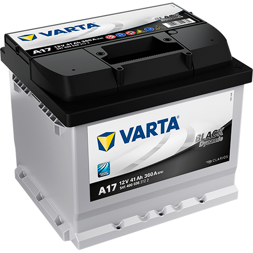Аккумулятор Varta Black Dynamic 41Ah 360A R+, A17 VARTA 5414000363122