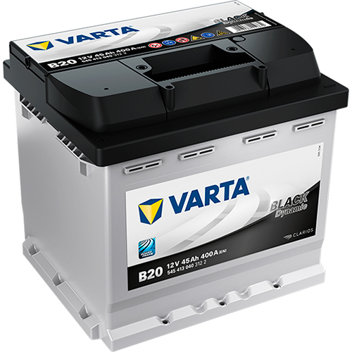 Аккумулятор Varta Black Dynamic 45Ah 400A L+, B20 VARTA 5454130403122