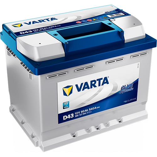 Аккумулятор Varta Blue Dynamic 60Ah 540A L+, D43 VARTA 560127054