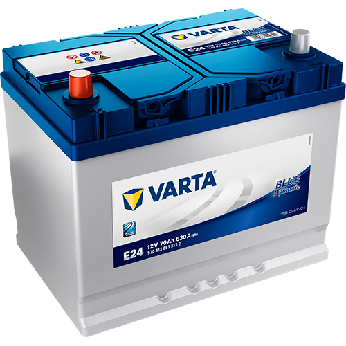 Аккумулятор Varta Blue Dynamic 70Ah 630A L+, E24 (Asia) VARTA 570413063