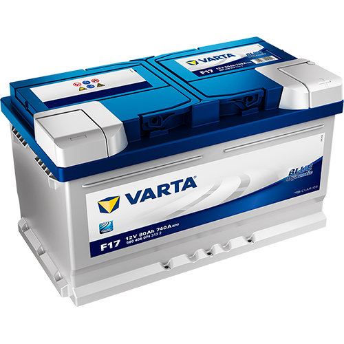 Аккумулятор Varta Blue Dynamic 80Ah 740A R+, F17 VARTA 5804060743132