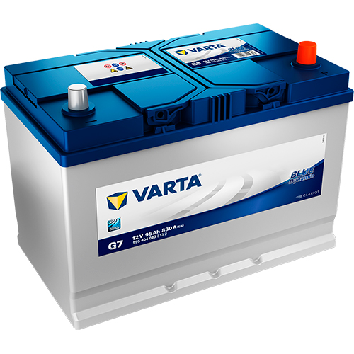 Аккумулятор Varta Blue Dynamic 95Ah 830A R+, G7 (Asia) VARTA 595404083