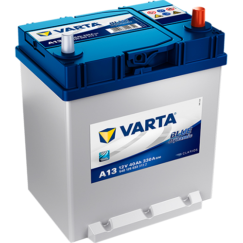 Аккумулятор Varta Blue Dynamic 40Ah 330A R+, A13 (Asia) VARTA 5401250333132