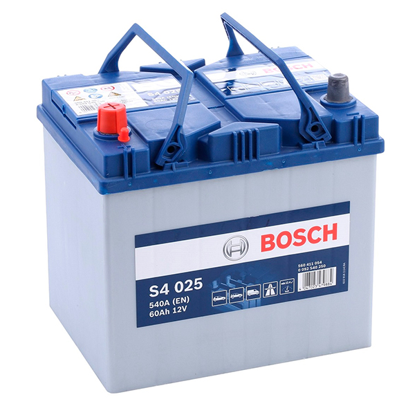 Аккумулятор Bosch S4 60Аh 540A L+ (Asia) BOSCH 0092S40250