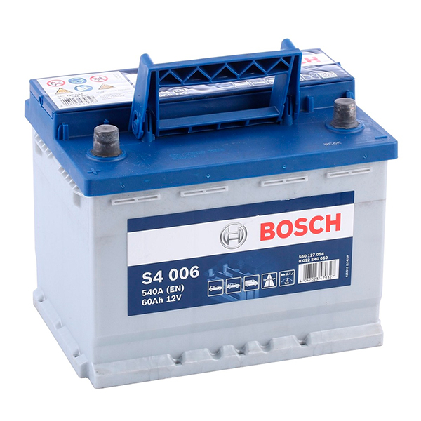 Аккумулятор Bosch S4 60Аh 540A L+ BOSCH 0092S40060