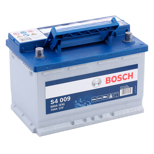 Аккумулятор Bosch S4 74Аh 680A L+ BOSCH 0092S40090