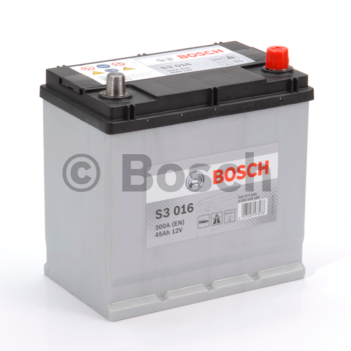 Аккумулятор Bosch S3 45Аh 300A R+ (Asia) BOSCH 0092S30160