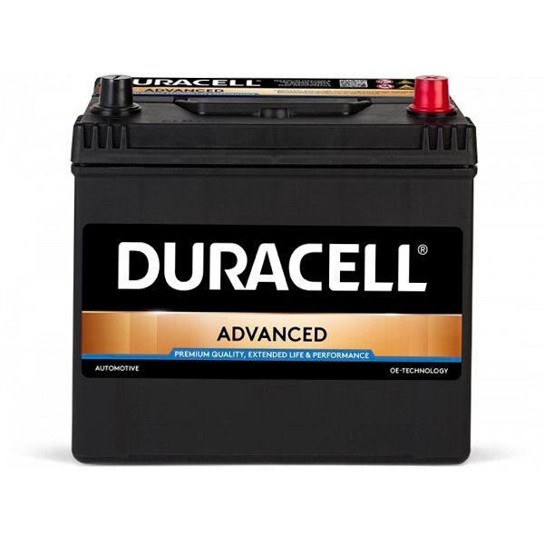Аккумулятор Duracell Advanced 60Ah 510A R+ (Asia) DURACELL DA60